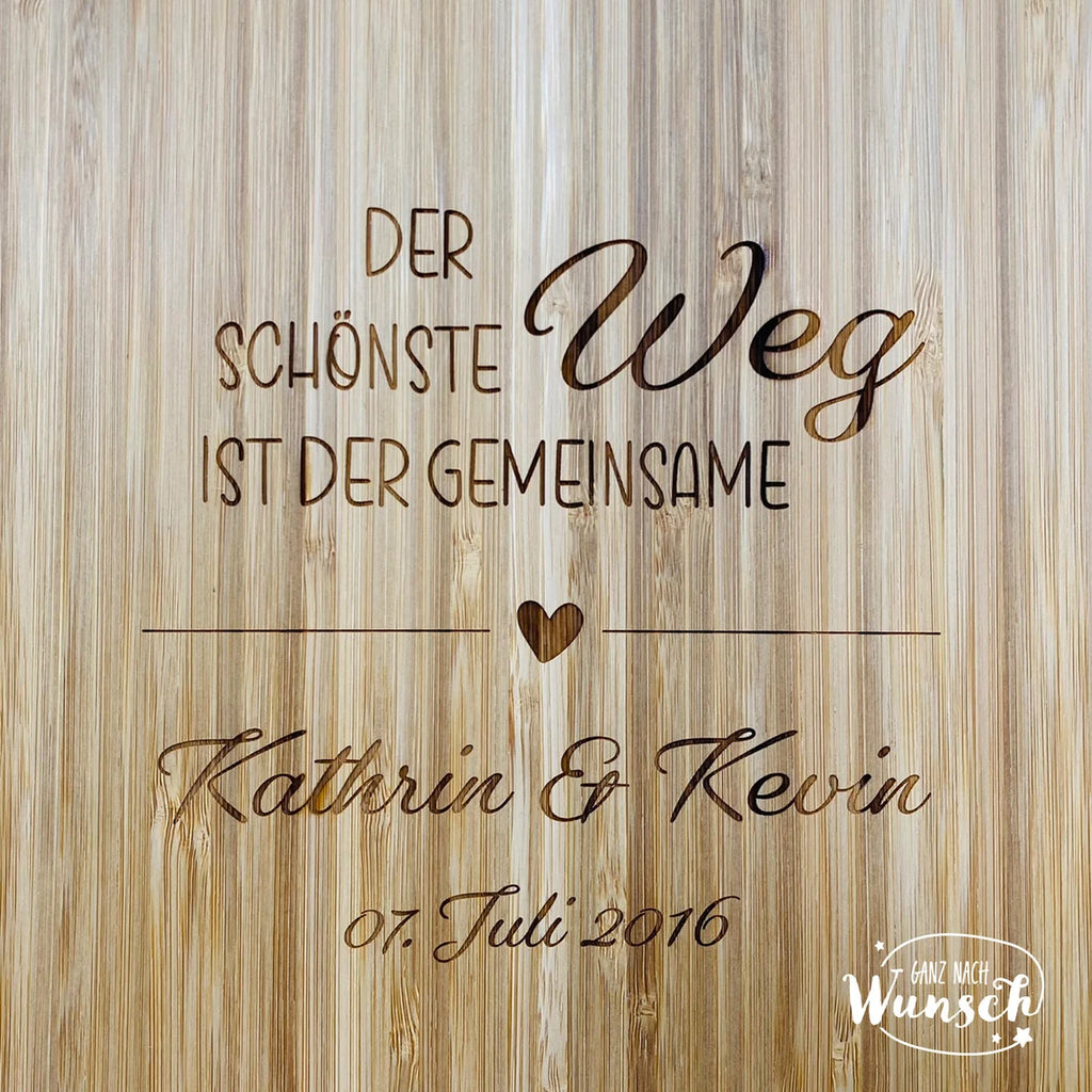 Schneidebrett mit Gravur | Brotbrett | Holzbrett | Geschenk zum Muttertag | Mama | Küchenhelfer | Bambus | Servierbrett