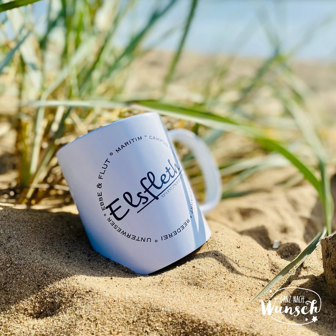 Personalisierte Tasse | Stadt | Koordinaten | Heimatliebe