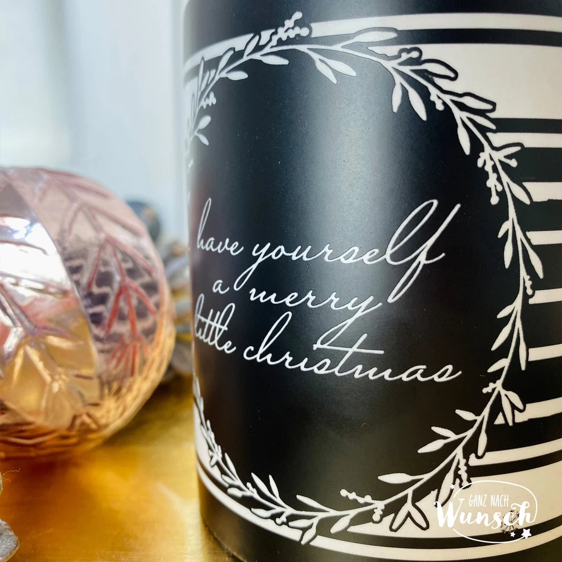 Personalisierte Tasse mit Weihnachtsmotiv | Keramikbecher | Keramiktasse | Becher mit Gravur | Weihnachtsgeschenk personalisiert