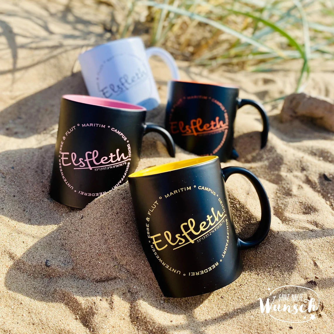 Personalisierte Tasse | Stadt | Koordinaten | Heimatliebe