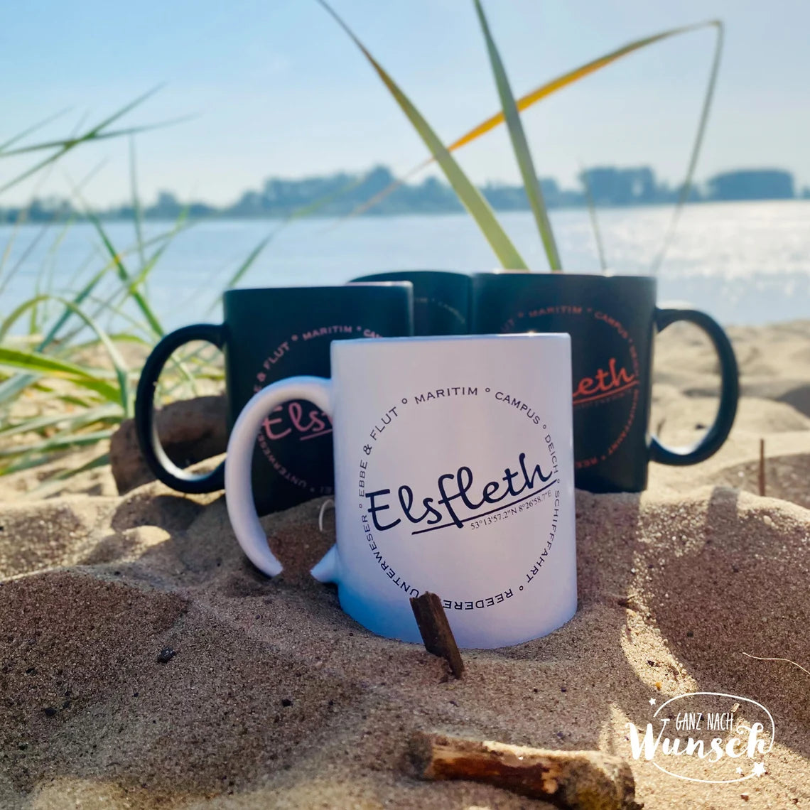 Personalisierte Tasse | Stadt | Koordinaten | Heimatliebe