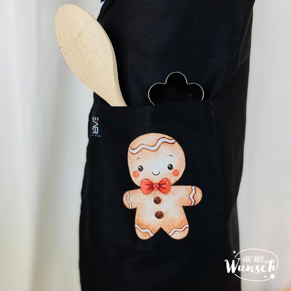 Kinderschürze personalisiert | Kochschürze Kinder | Plätzchen backen | Schürze für Kind | Geschenk zum Nikolaus | Weihnachtsgeschenk | Kekse