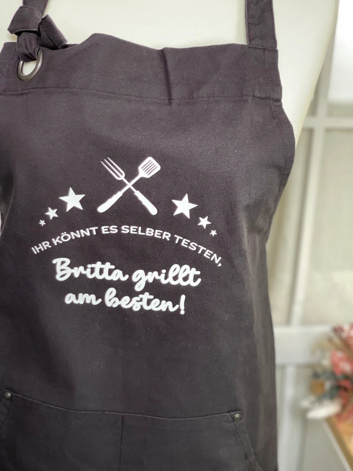 Personalisierte Schürze | Kochschürze | Geschenk zum Geburtstag | Muttertag | Geschenk für Freundin | | Grillschürze | Weihnachtsgeschenk