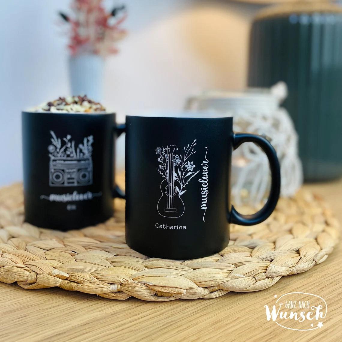 Tasse Musiclover Booklover Photolover | Becher | Keramikbecher | Tasse Keramik