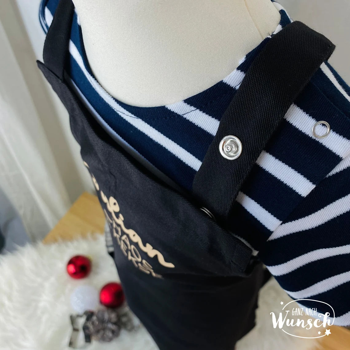 Kinderschürze personalisiert | Kochschürze Kinder | Plätzchen backen | Schürze für Kind | Geschenk zum Nikolaus | Weihnachtsgeschenk | Kekse