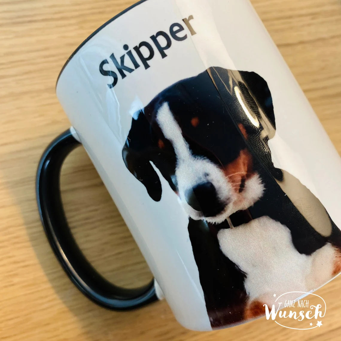 Tasse bedruckt mit Tier Foto: Haustier, Hund, Katze, Vogel, usw. | Keramik