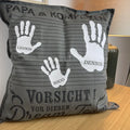 Personalisierter Kissenbezug | Geschenk für die Familie | Mama | Papa | Oma | Opa | Kissen | Tante | Patentante | Geschenk zu Weihnachten