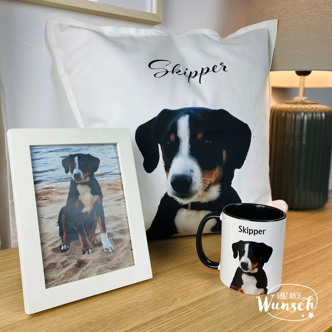 Tasse bedruckt mit Tier Foto: Haustier, Hund, Katze, Vogel, usw. | Keramik