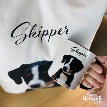 Tasse bedruckt mit Tier Foto: Haustier, Hund, Katze, Vogel, usw. | Keramik