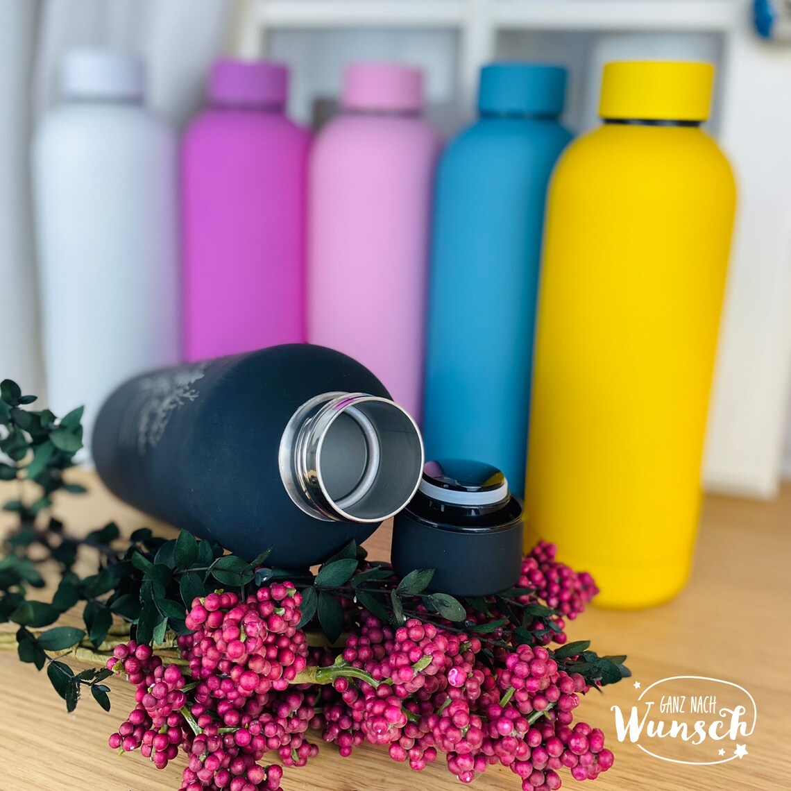 Wasserflasche | Trinkflasche | gravierte Flasche | personalisierte Trinkflasche | Sportflasche | Wasserflasche für Sport | mit Gravur