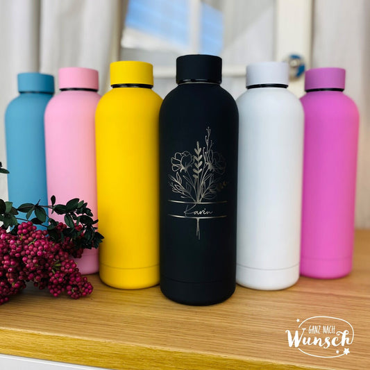 Wasserflasche | Trinkflasche | gravierte Flasche | personalisierte Trinkflasche | Sportflasche | Wasserflasche für Sport | mit Gravur