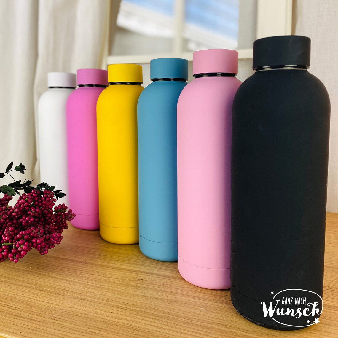 Wasserflasche | Trinkflasche | gravierte Flasche | personalisierte Trinkflasche | Sportflasche | Wasserflasche für Sport | mit Gravur