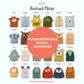 Kinder Rucksack personalisiert | Trixie Baby | Tiermotiv | Wanderrucksack Schule | Tasche für Kinder | Backpack Kids | Kindergartenrucksack
