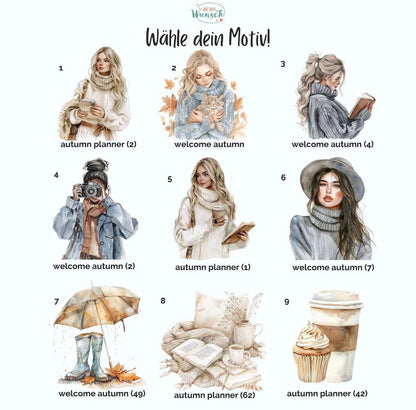 Kosmetiktasche mit tollem Frauenmotiv Personalisierung | Personalisierter Kosmetikbeutel | personalisierte Kulturtasche | Schminktasche Name