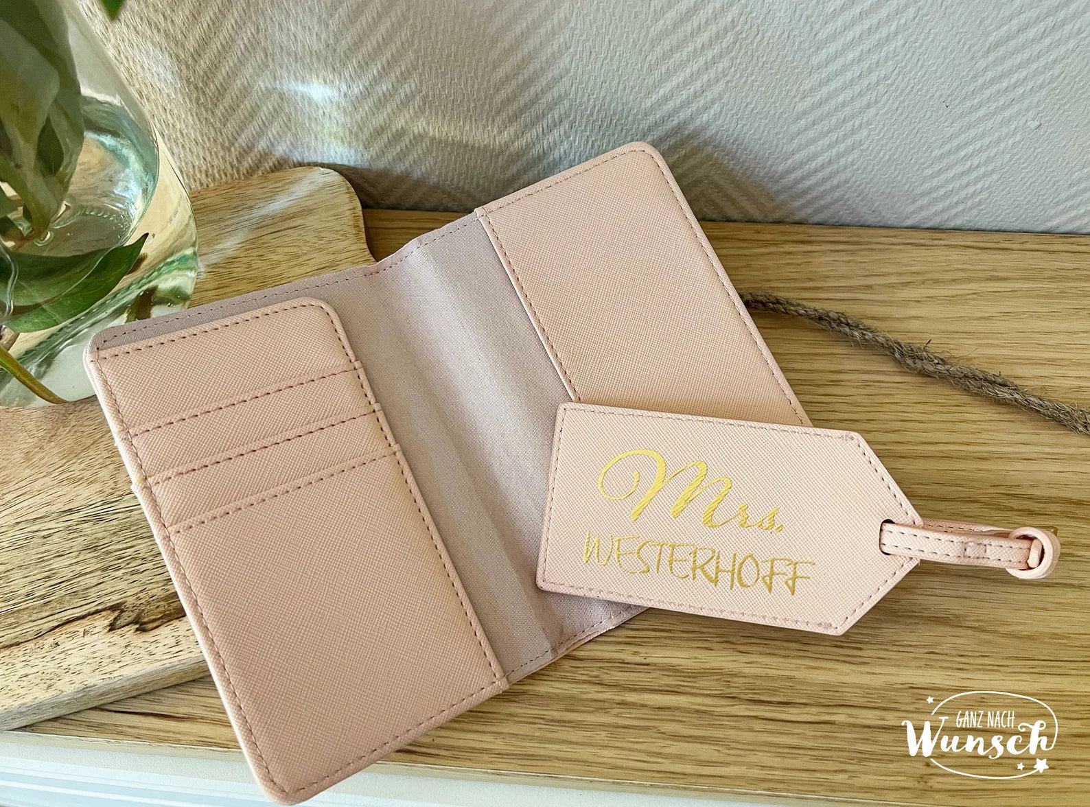 Reisepasshülle | Impfpasshülle | Travel Set | Kofferanhänger | Anhänger | personalisiert | Etui | Reisepass | personalisierte Reisepasshülle