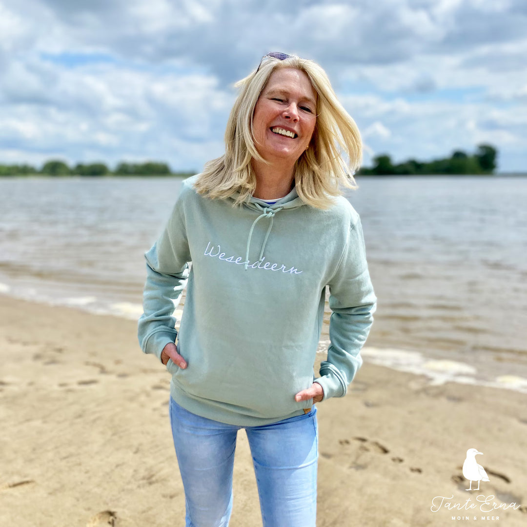 Hoodie Damen "Weserdeern" | Tante Erna | Moin &amp; Meer
