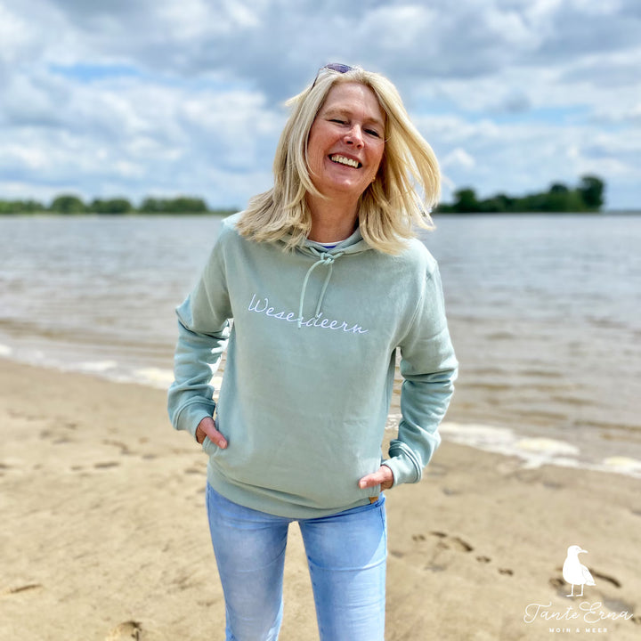 Hoodie Damen "Weserdeern" | Tante Erna | Moin &amp; Meer