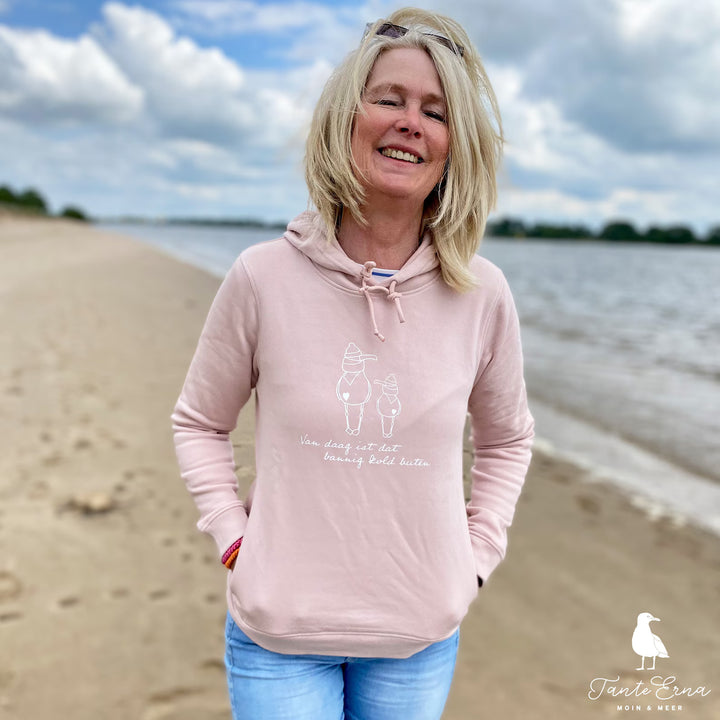 Hoodie Damen "Van daag is dat bannig kold buten" | Tante Erna | Moin &amp; Meer