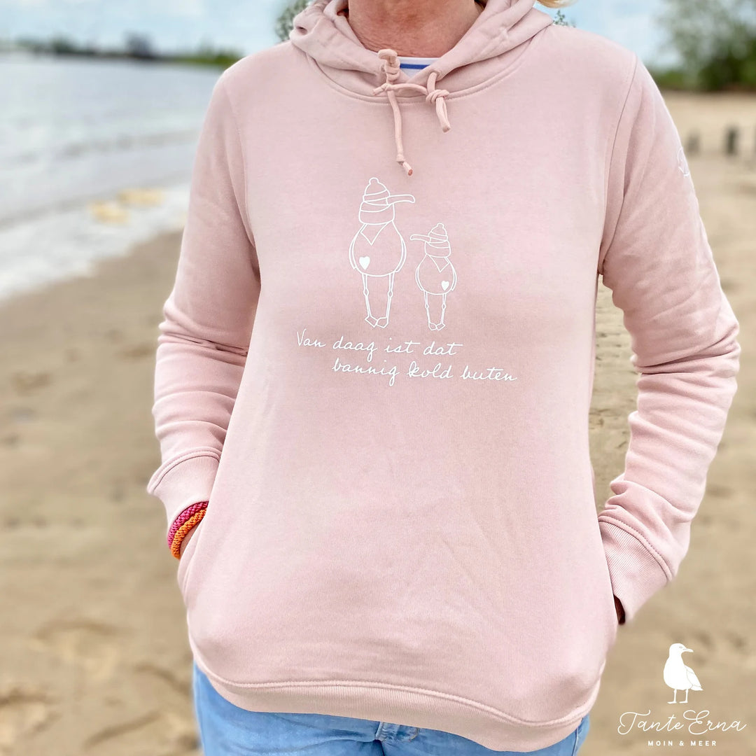 Hoodie Damen "Van daag is dat bannig kold buten" | Tante Erna | Moin &amp; Meer