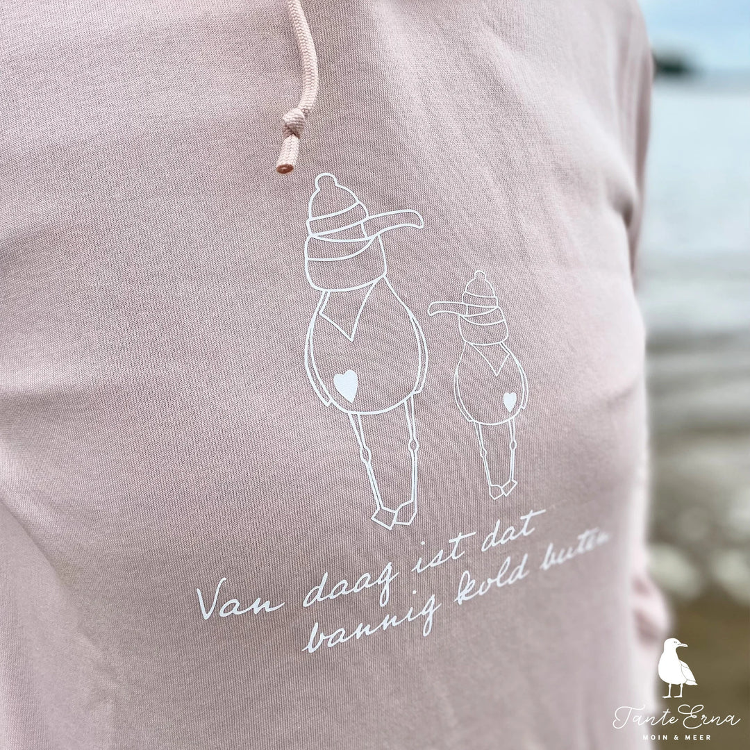 Hoodie Damen "Van daag is dat bannig kold buten" | Tante Erna | Moin &amp; Meer