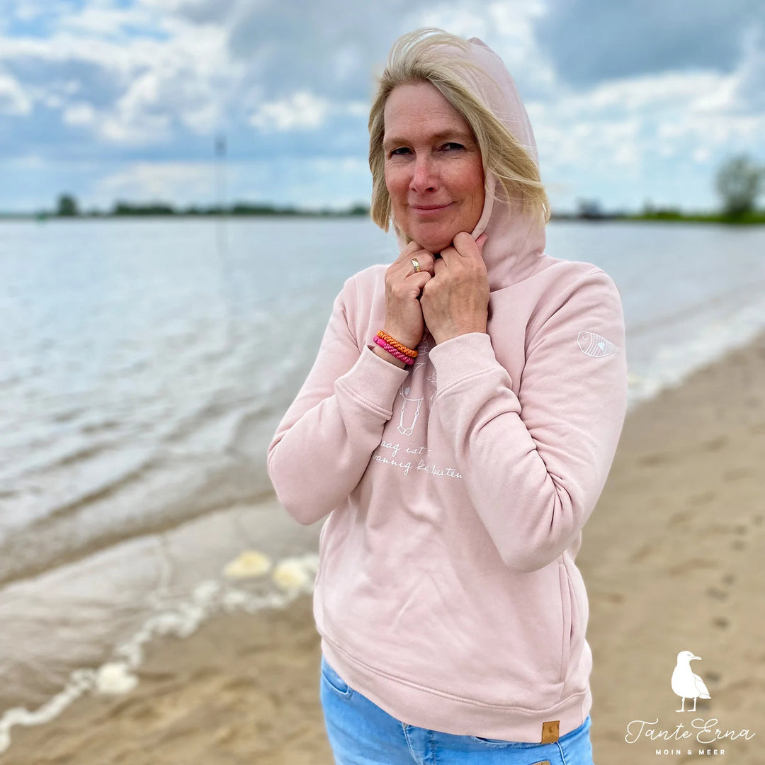 Hoodie Damen "Van daag is dat bannig kold buten" | Tante Erna | Moin &amp; Meer