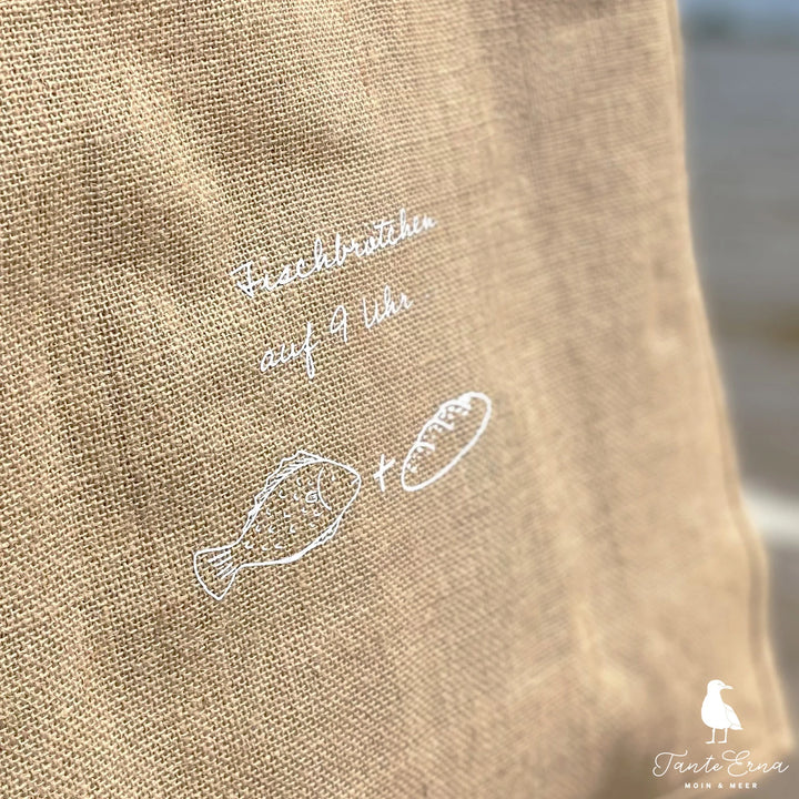 Jute-Strandtasche "Kind von &