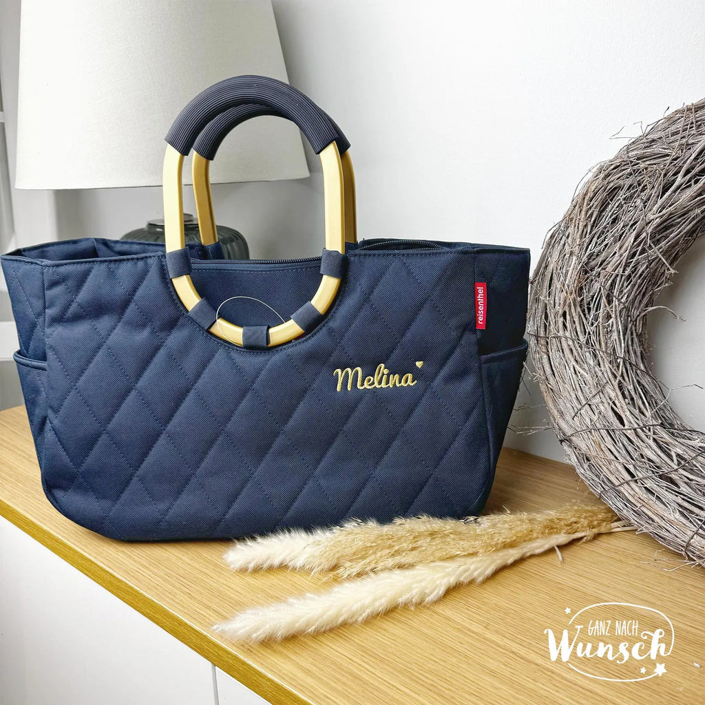Personalisierte Einkaufstasche von Reisenthel | Geschenk für Mama, Oma, Freundin | Geschenkidee zum Geburtstag, Muttertag, Stick