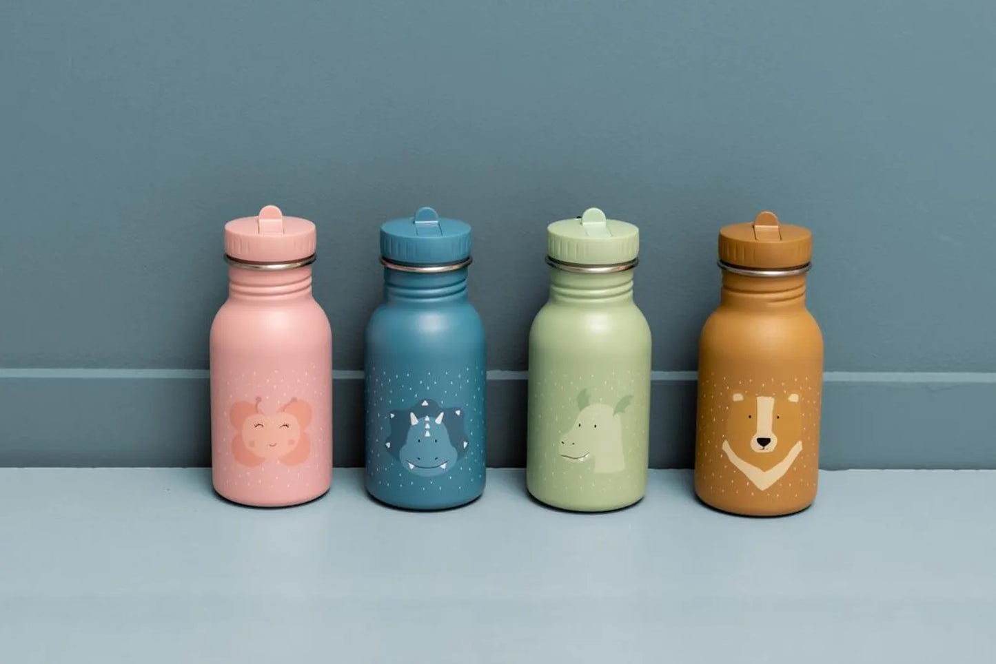 Kinder Trinkflasche personalisiert Edelstahl | Trixie | Flasche für Kita, Kindergarten, Schule | Wasserflasche | Einschulung | 350ml