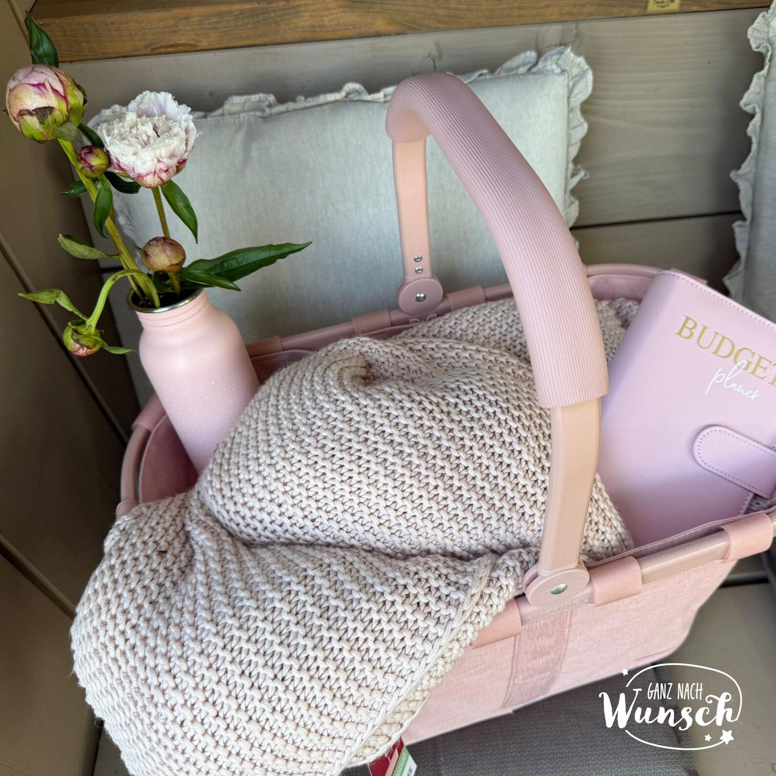 Einkaufskorb Reisenthel personalisiert mit Stick | Geschenk Oma | Mama | Geburtstagsgeschenk | Hochzeit | Muttertag | Junggesellenabschied