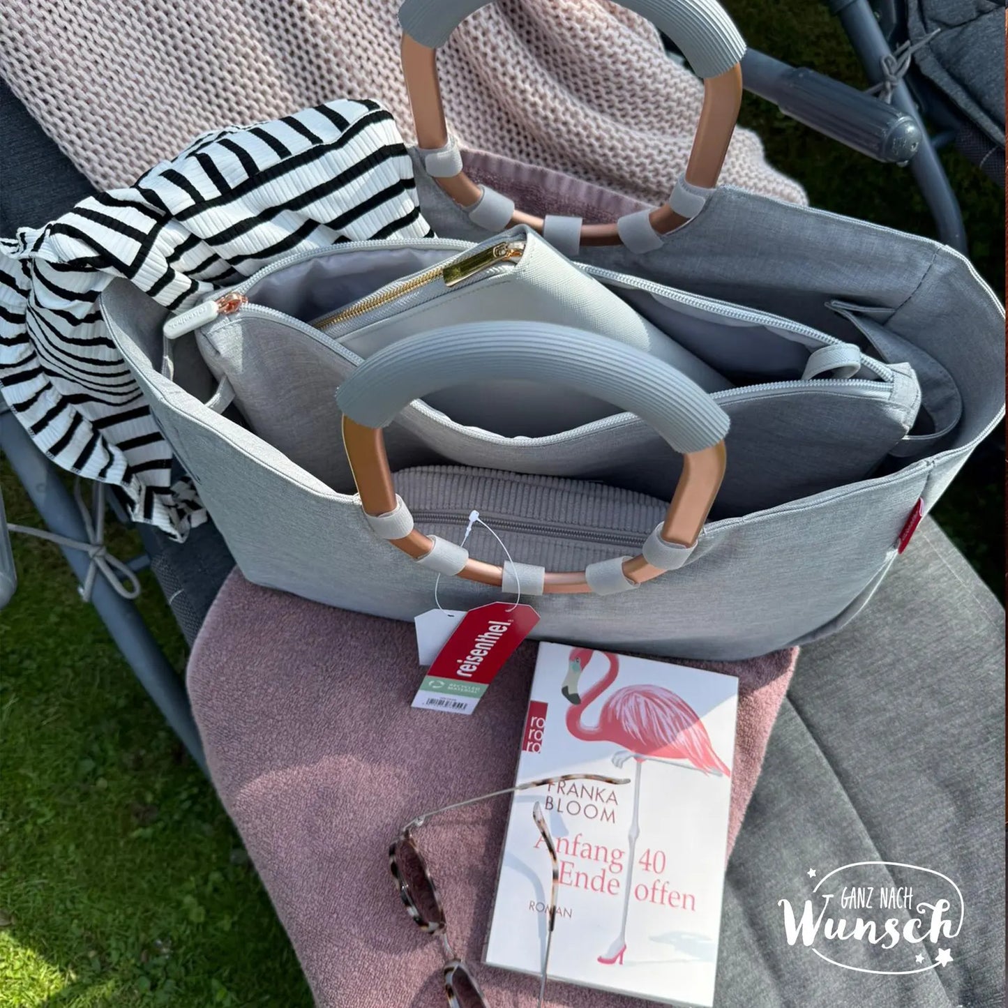 Personalisierte Einkaufstasche von Reisenthel | Geschenk für Mama, Oma, Freundin | Geschenkidee zum Geburtstag, Muttertag, Stick