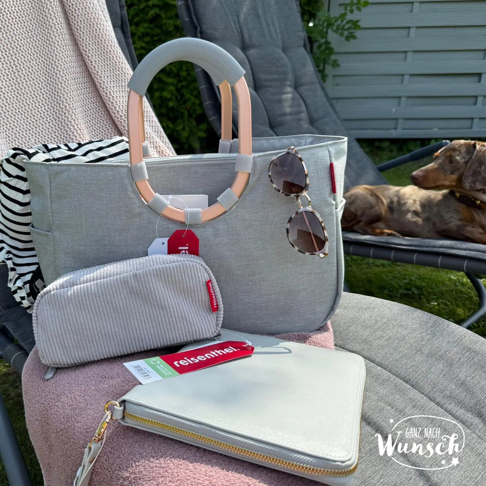 Personalisierte Einkaufstasche von Reisenthel | Geschenk für Mama, Oma, Freundin | Geschenkidee zum Geburtstag, Muttertag, Stick