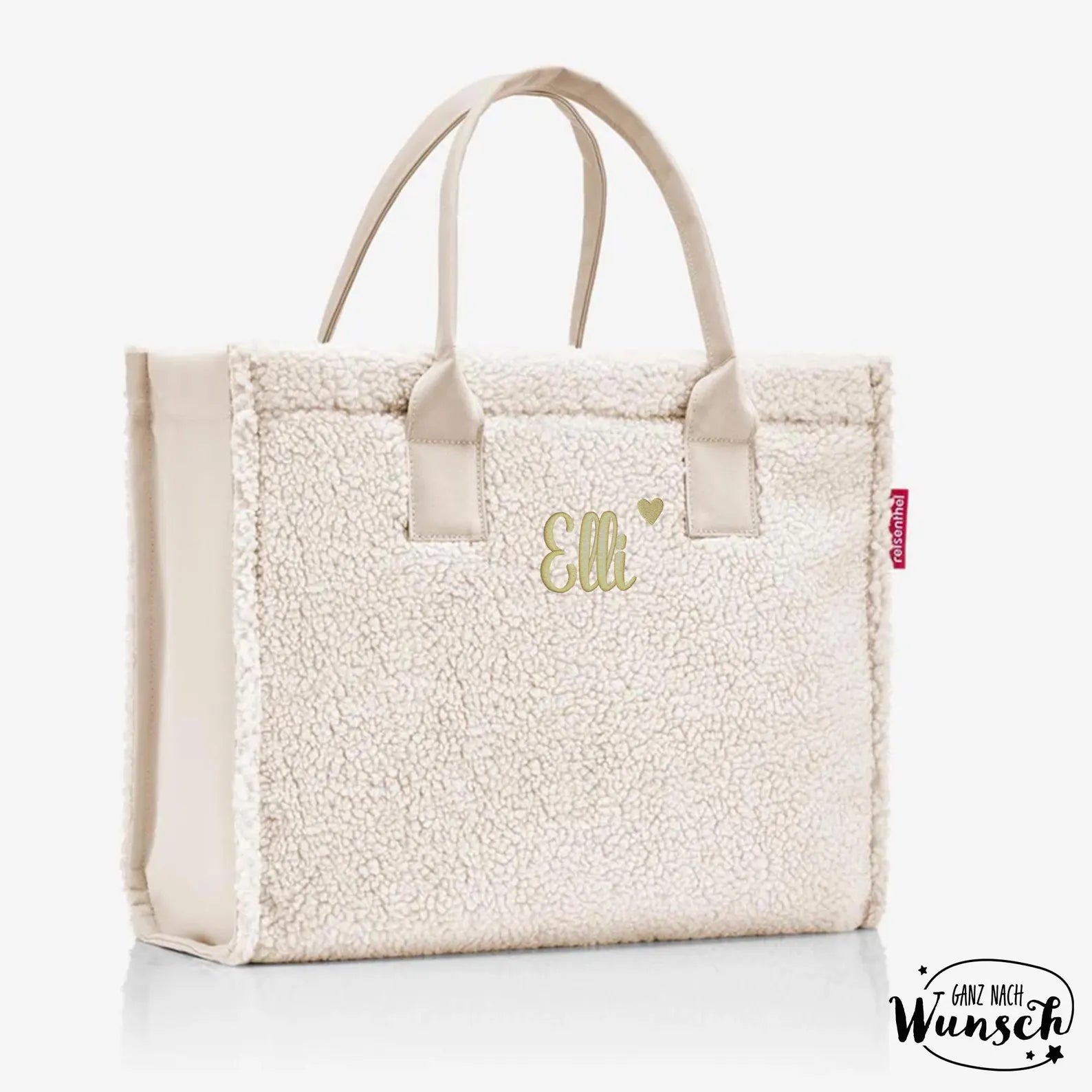 Daily Shopper | Einkaufstasche | Teddy | Geschenk für Mama | personalisiertes Geschenk | Geburtstagsgeschenk | Muttertag | Reisenthel