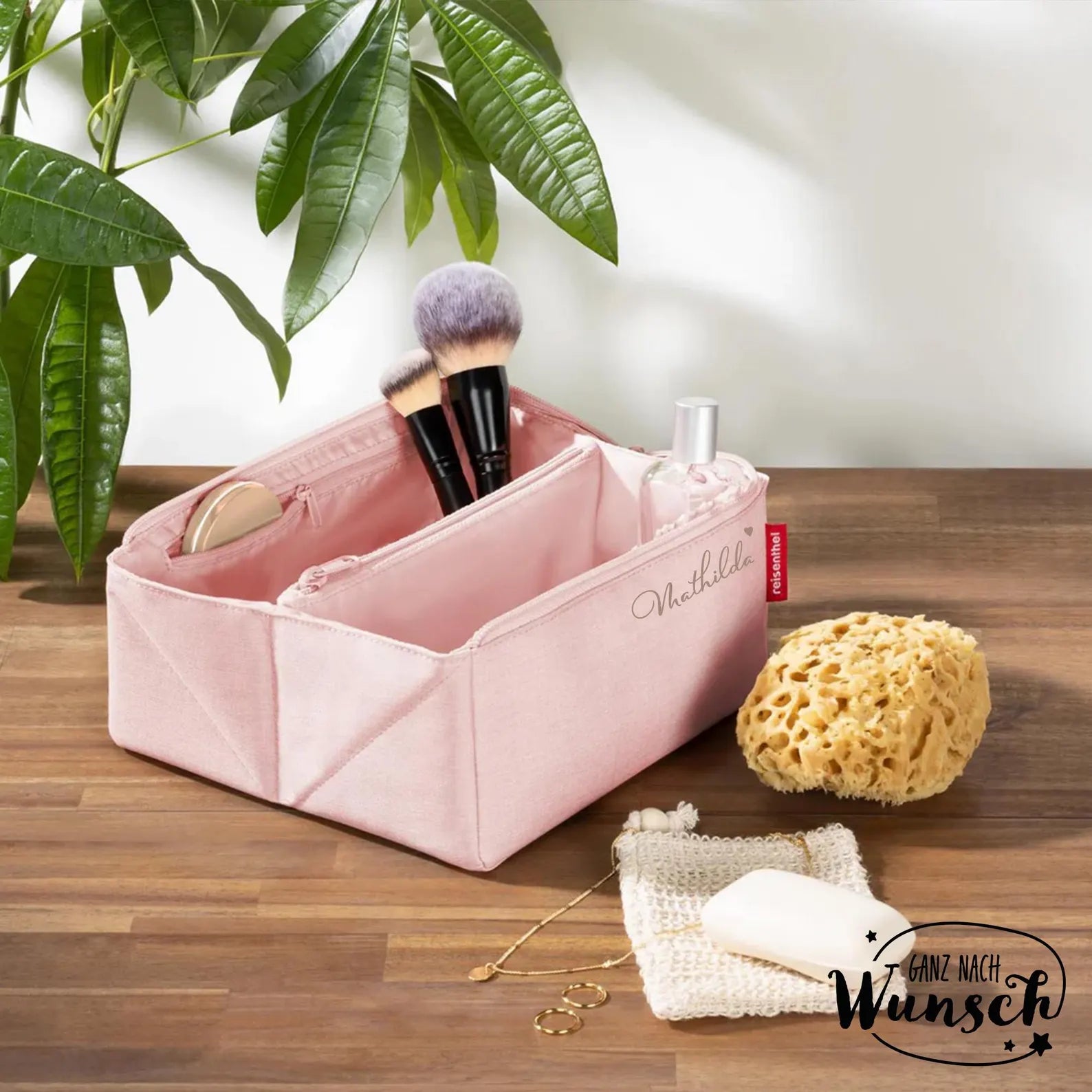 Kosmetiktasche | Personalisierter Kosmetikbeutel | Kulturbeutel | Schminktasche | Reisenthel | für die Reise | Geschenk Reise