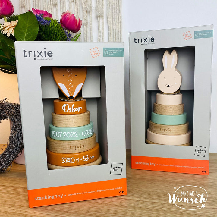 Trixie Stapelturm mit Namen und Geburtsdaten – Bild 7