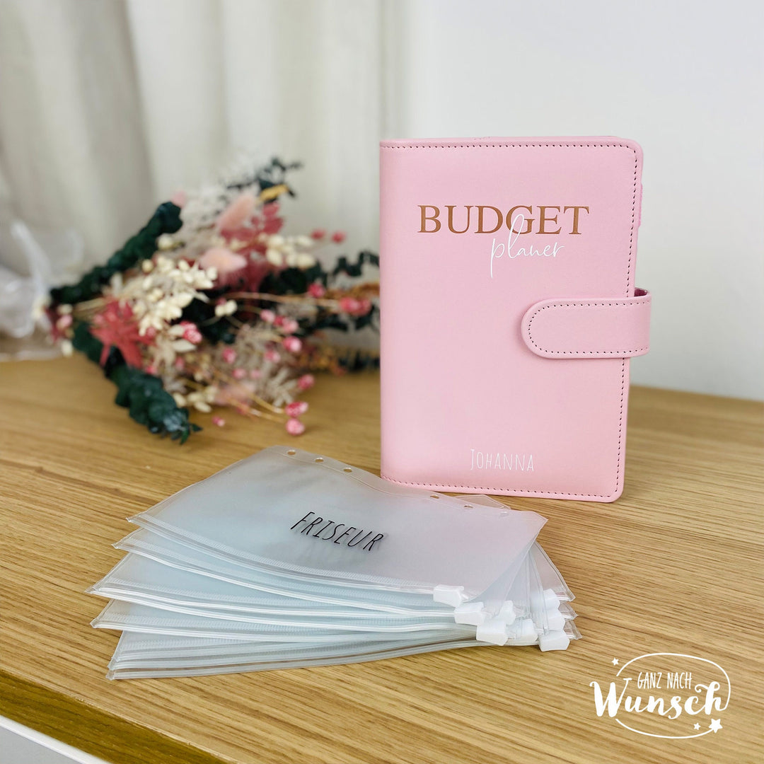 Budgetplaner-Umschläge mit Wunschbeschriftung