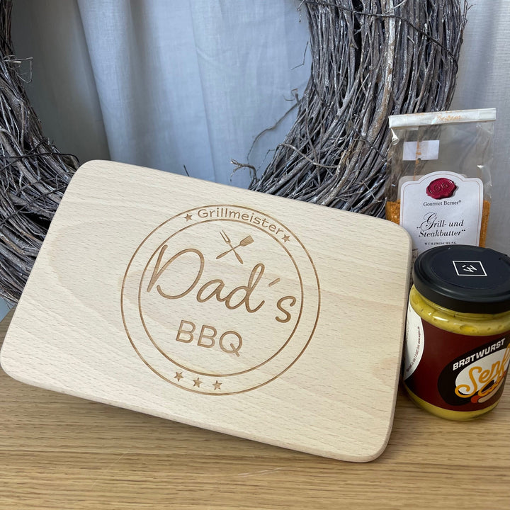 Frühstücksbrettchen „BBQ“ mit Namensgravur