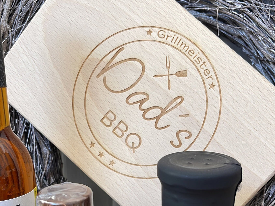 Frühstücksbrettchen „BBQ“ mit Namensgravur