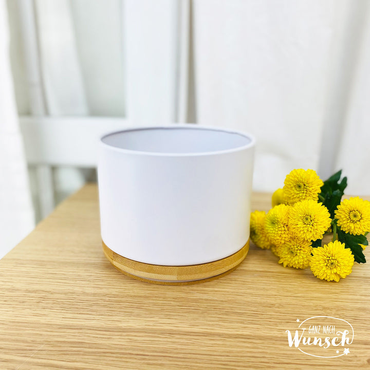Weiße Vorratsdose als Kita-Abschiedsgeschenk