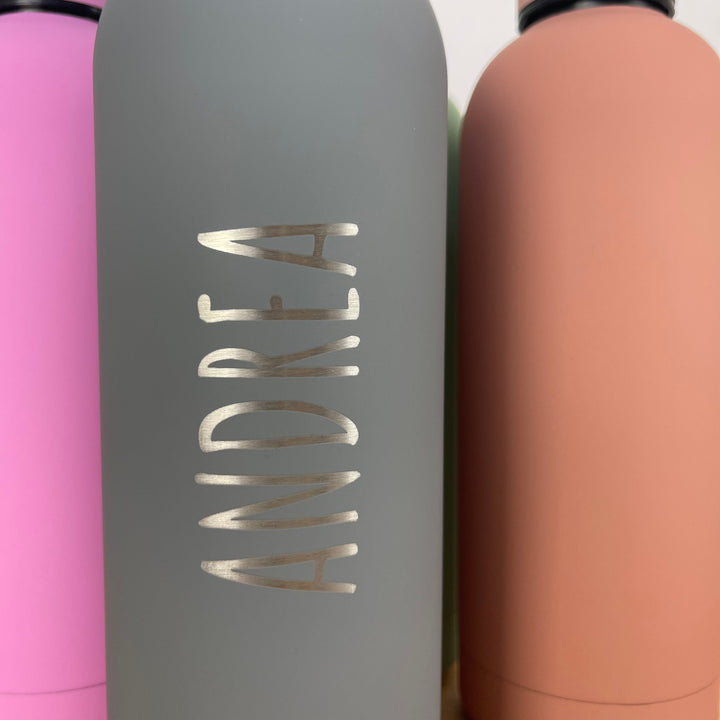 Trinkflasche mit Namensgravur