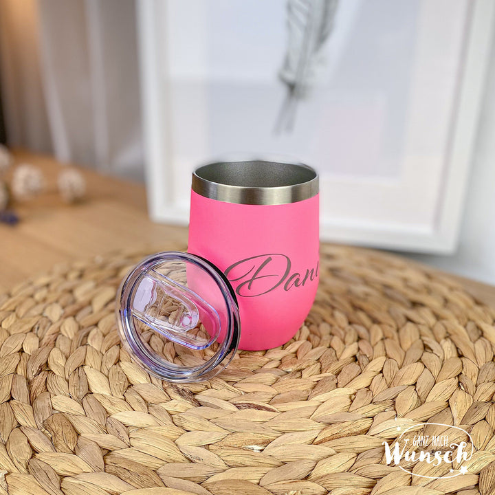 Thermo-Kaffeebecher aus Edelstahl mit Gravur