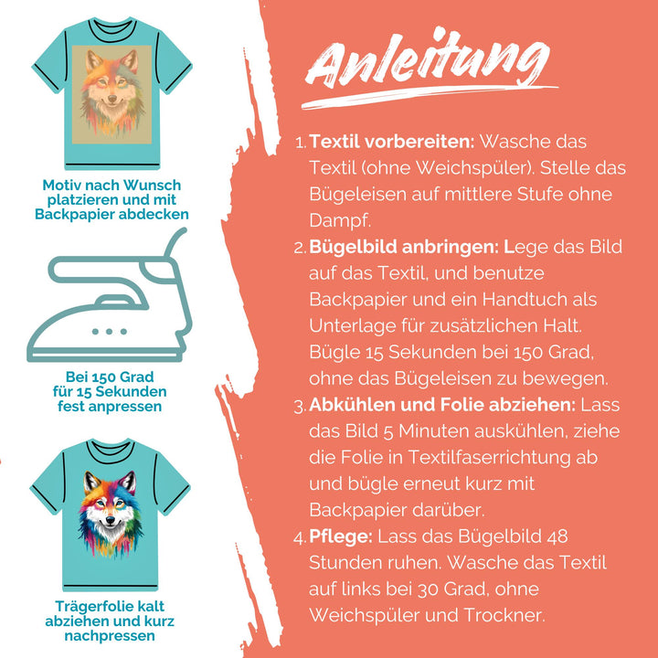 DTF-Bügelbild „Waldtiere“