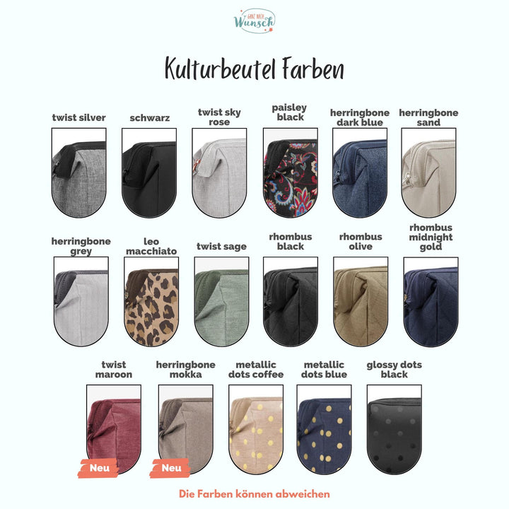 Reisenthel travelcosmetic mit Initialen oder Namen