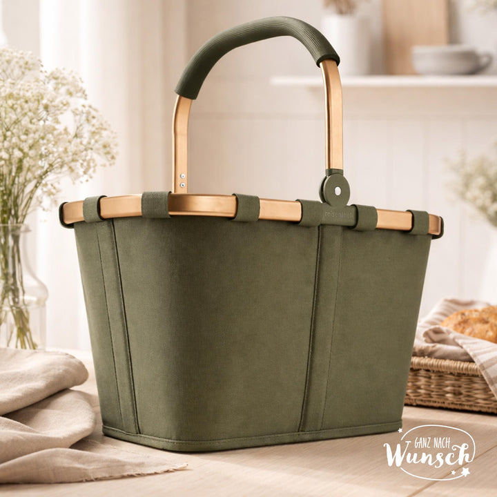 Reisenthel Carrybag personalisiert – Einkaufskorb mit Stickerei