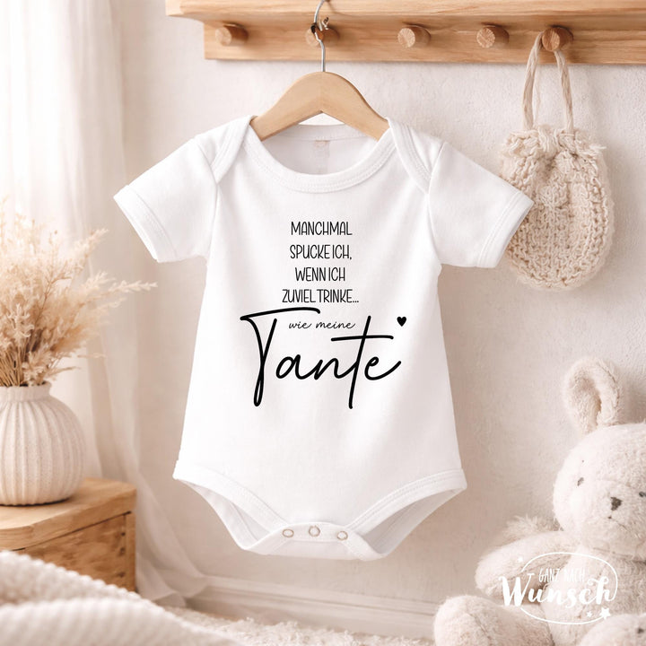 Babybody „Manchmal spucke ich“ – Tante oder Onkel