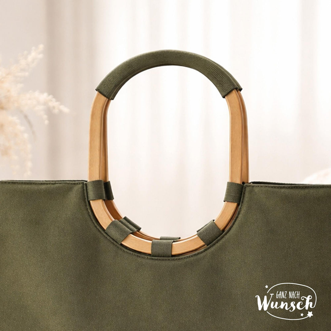 Reisenthel loopshopper L mit Blumenkranz und Initiale