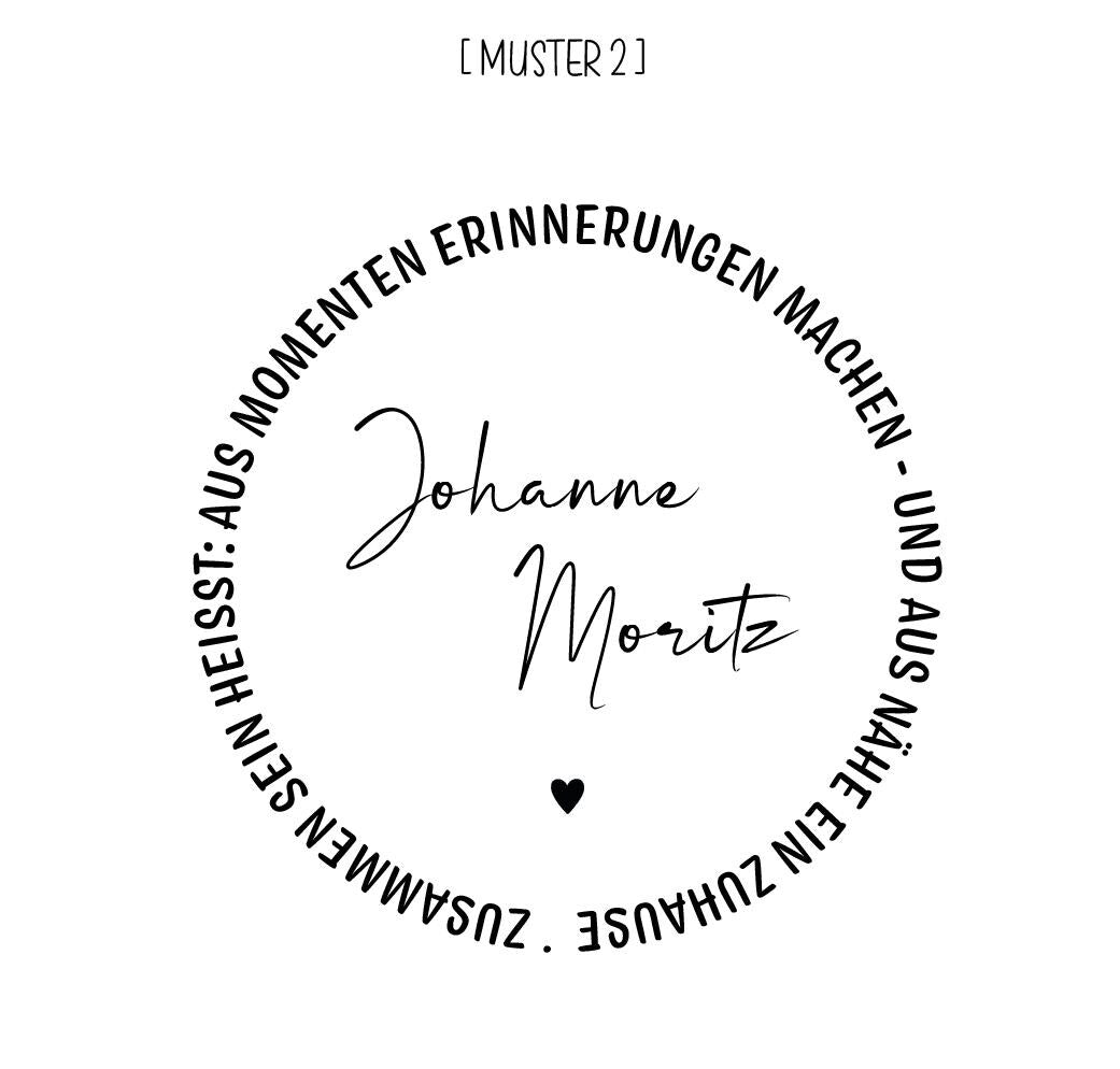 Liebeskissen personalisiert mit Namen