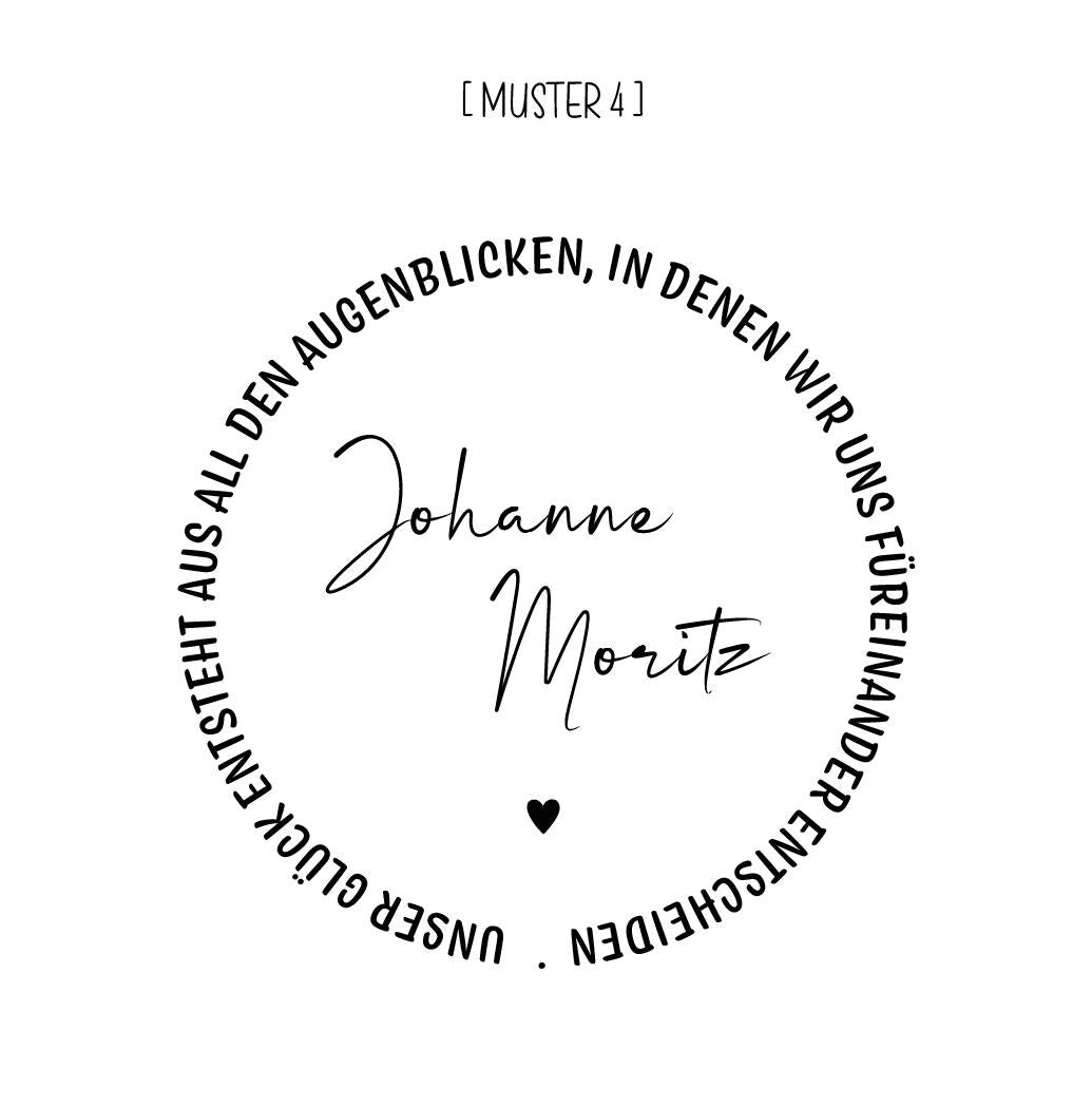 Liebeskissen personalisiert mit Namen