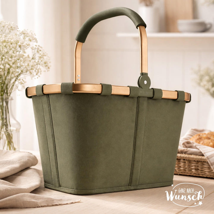 Reisenthel Carrybag personalisiert – Einkaufskorb mit Stickerei