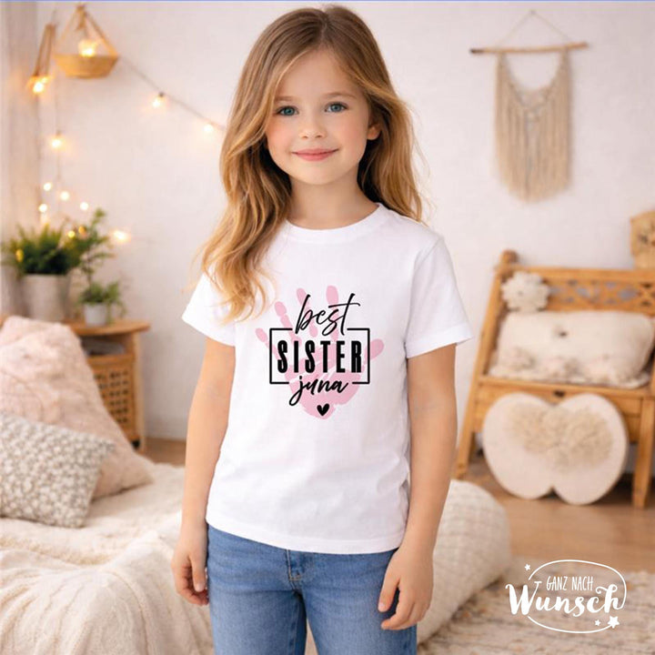 Kinder-T-Shirt „Best Sister/Brother Ever“