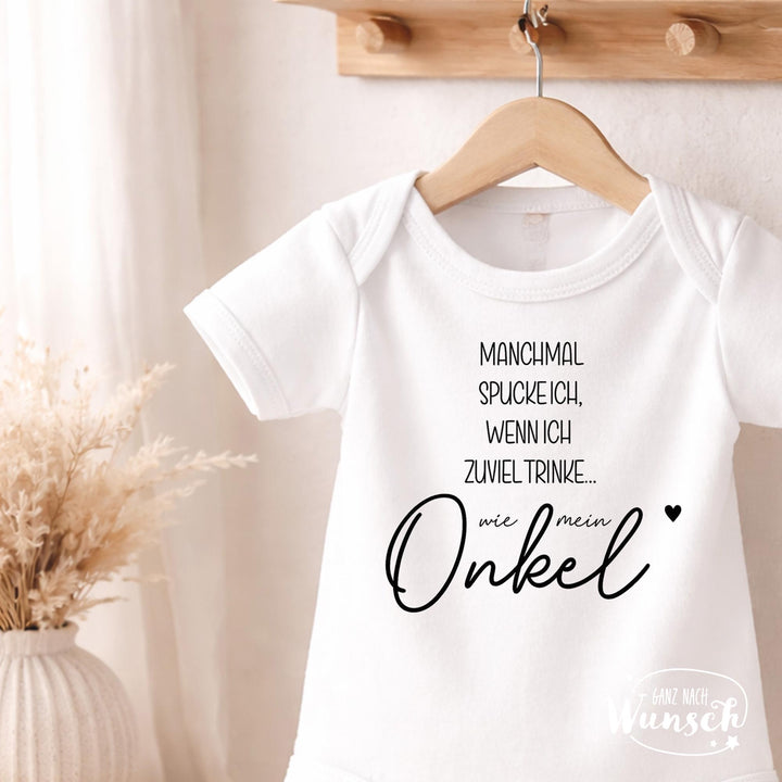 Babybody „Manchmal spucke ich“ – Tante oder Onkel